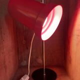 Vintage adjustable desk lamp red