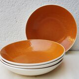 4 shallow sail coral plates salins Deauville