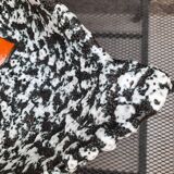 Fruit cut, center of table, ceramic, signed Vallauris, vintage 70s.