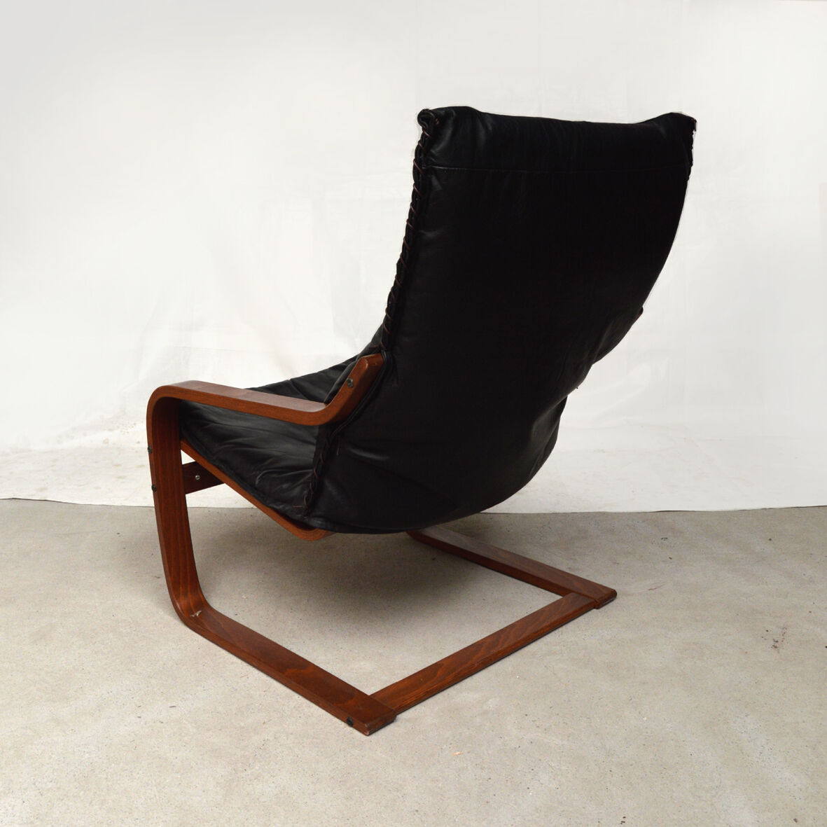 Armchair Poang unique model leather