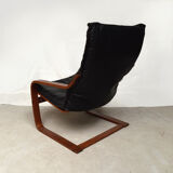 Armchair Poang unique model leather