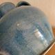 Old oriole in speckled blue glazed stoneware, south-west.