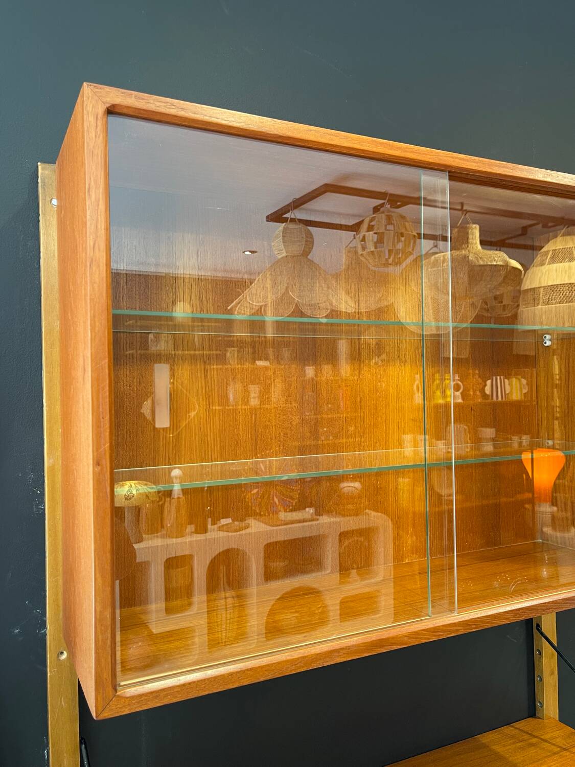 Poul Cadovius wall library in teak 1960s