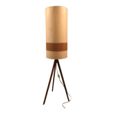 Scandinavian tripod floor lamp with 60s lampshade