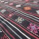 Vintage Turkish kilim handwoven 211x285 cm