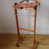 Fratelli Reguitti editor Valet night wooden varnish on wheels