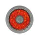 Énorme bol à fruits en lave orange Fat Lava, décoration murale, 41 cm