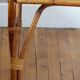 Rattan and bamboo 70's bedside