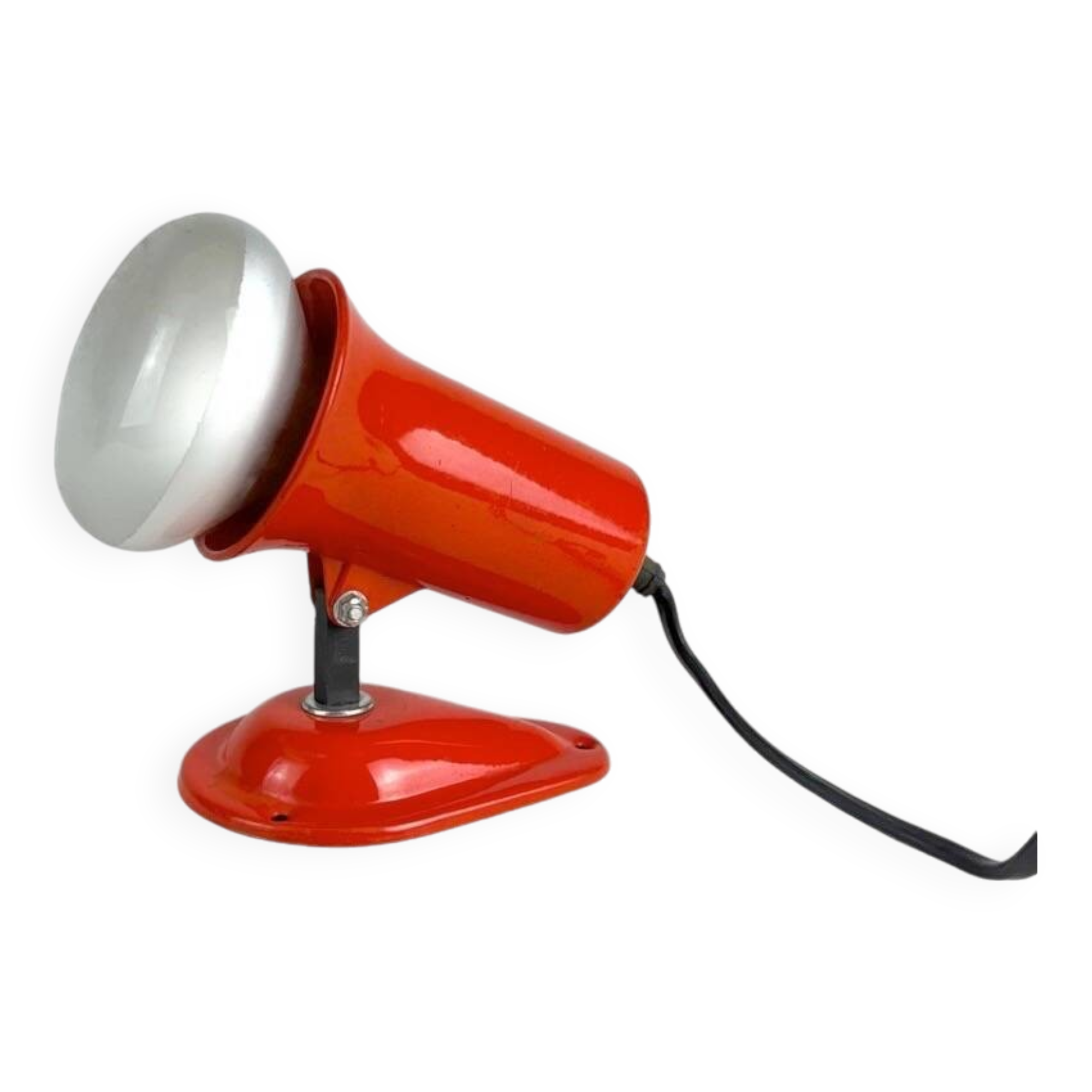 Lita orange wall spotlight from the 70s