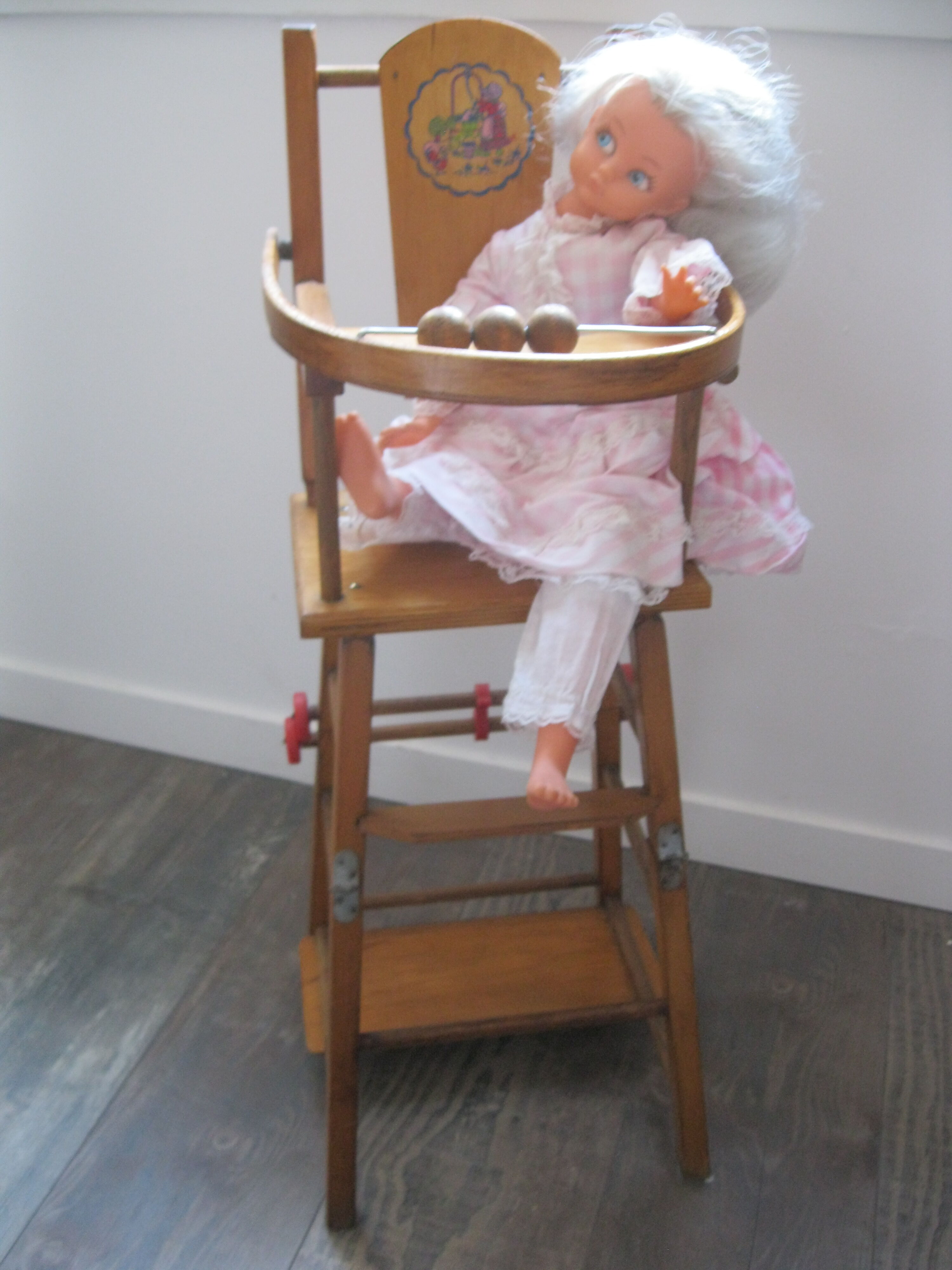 Toy high abacus wooden doll desk desk