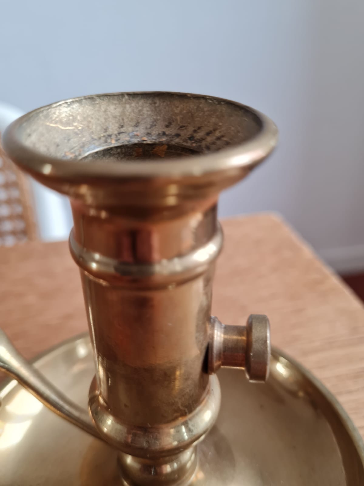 Brass candlestick