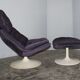Model F585 armchair and ottoman Set by Geoffrey Harcourt for Artifort