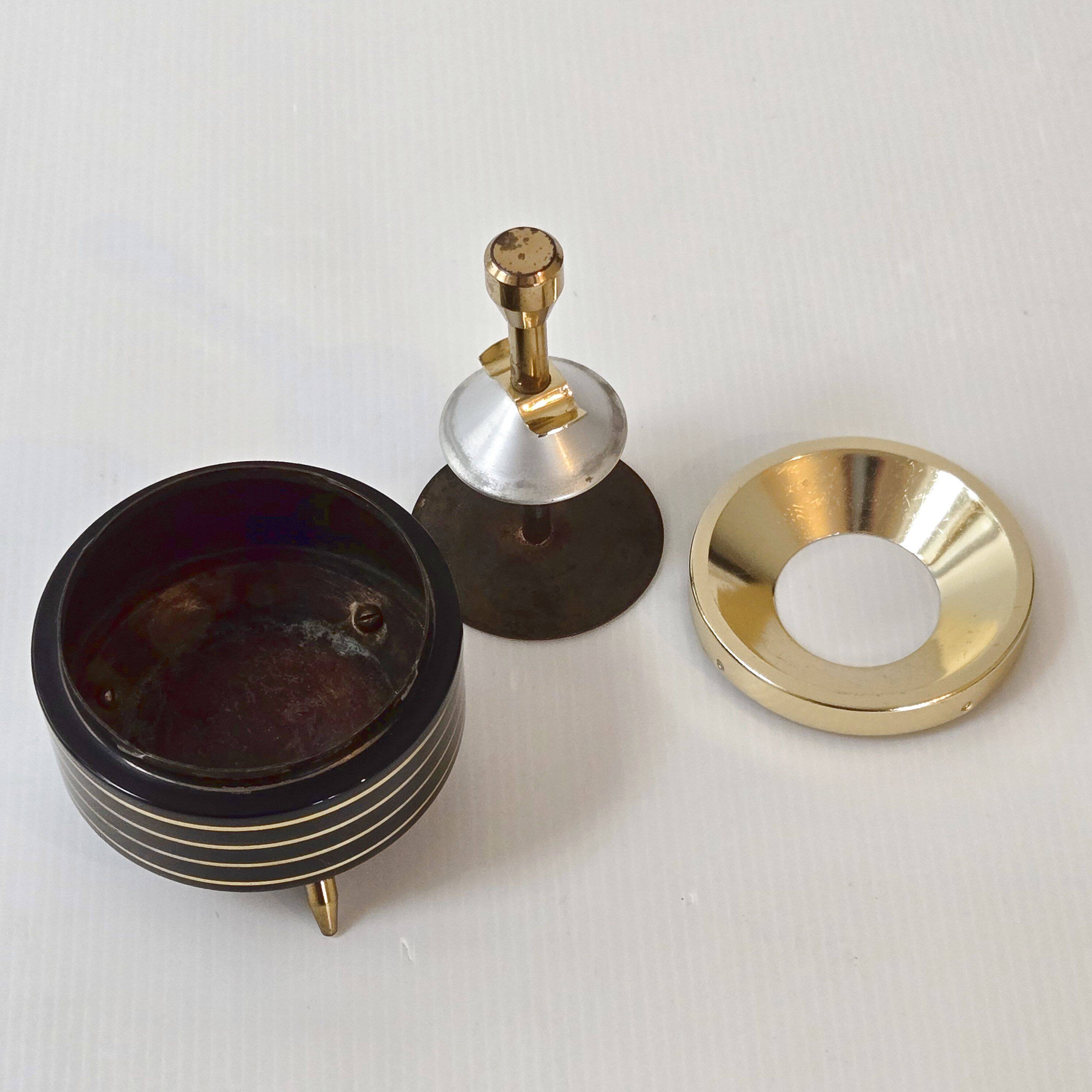 Vintage 1950s tripod ashtray