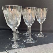 6 Baccarat port glasses Molière service