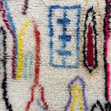 Large moroccan berber rug 200x290 cm – beni m'rirt