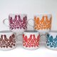 Set of 5 vintage Alfoldi cups