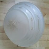 Globe de lampe vintage soucoupe