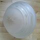 Vintage saucer lamp globe