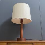 Uno & Östen Kristiansson Teak tablellamp for Luxus Denmark 1970s