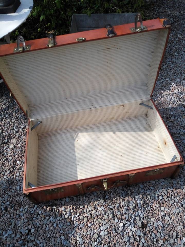 Old wooden trunk