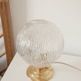 Vintage globe table lamp