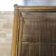 Table basse bambou et verre