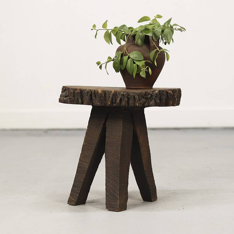 Old Wabi Sabi Primitive side table