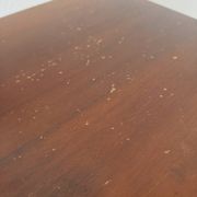 Wooden stool in Scandinavian style, handcrafted, circa 1960.