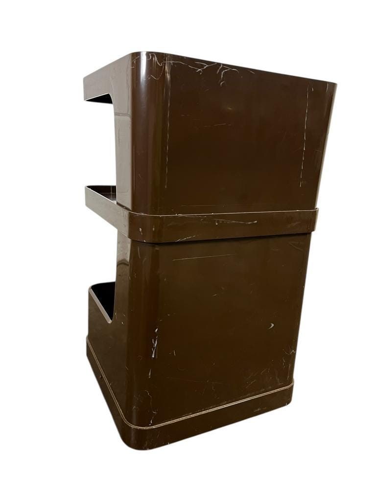 Vintage space age bar trolley side table 'Flair for Prisunic'