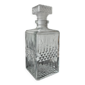 Vintage glass spirits whisky decanter