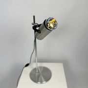 Lamp de Bureau en Aluminium et Chrome Vintage des Années 1970