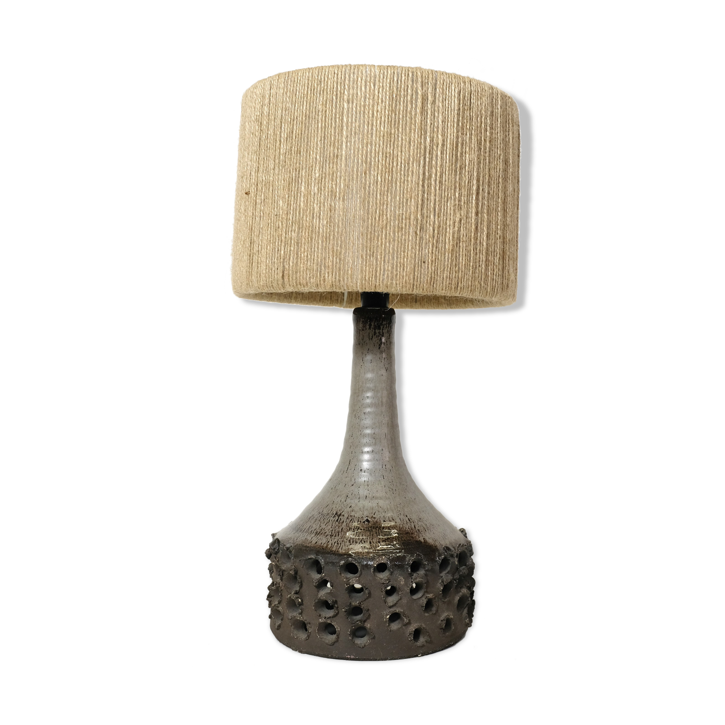 Erik Glud sandstone lamp, 1960s-1970s