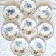 Antique earthenware soup plates