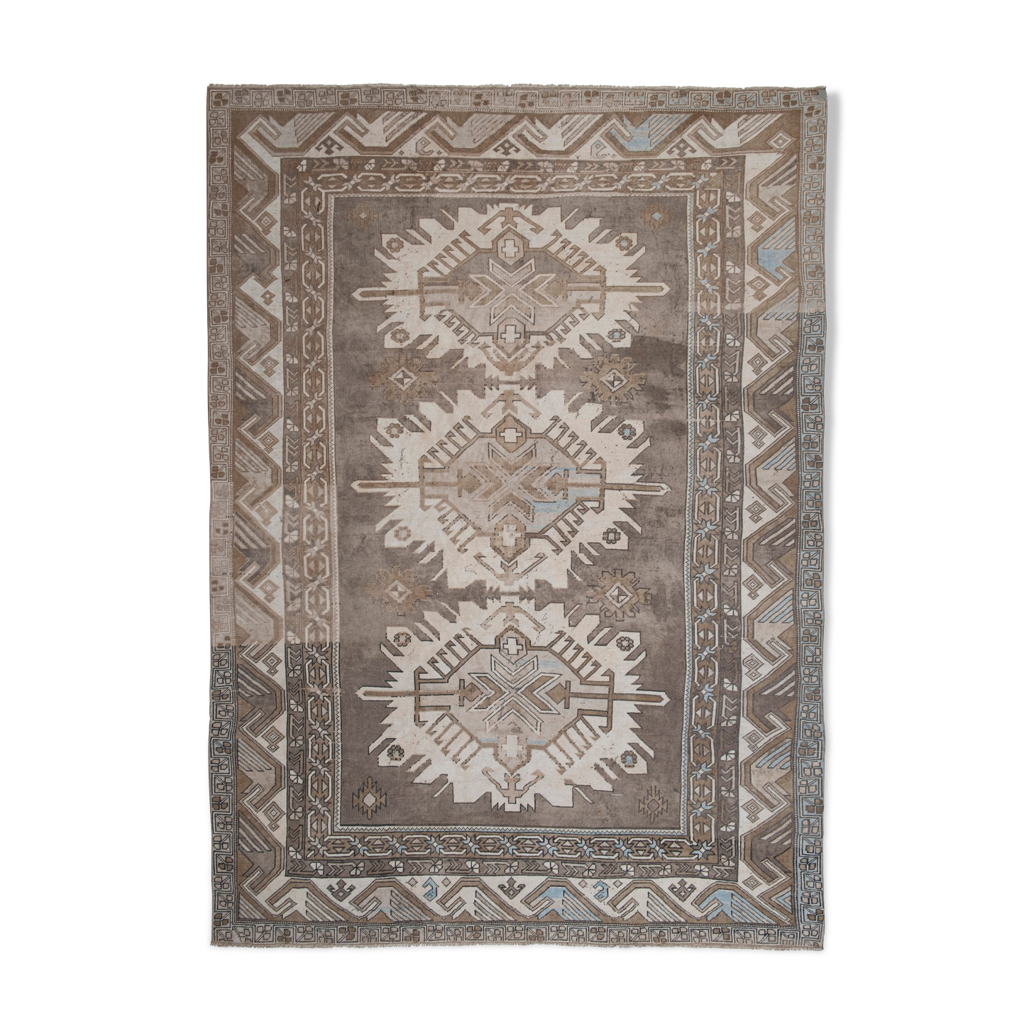 Vintage turkish kars rug 237 x 330 cm