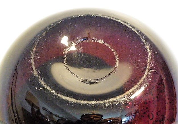 Violet blown bubble vase, 1960