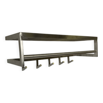 80's stainless steel coat rack
