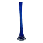 Twisted glass soliflore vase