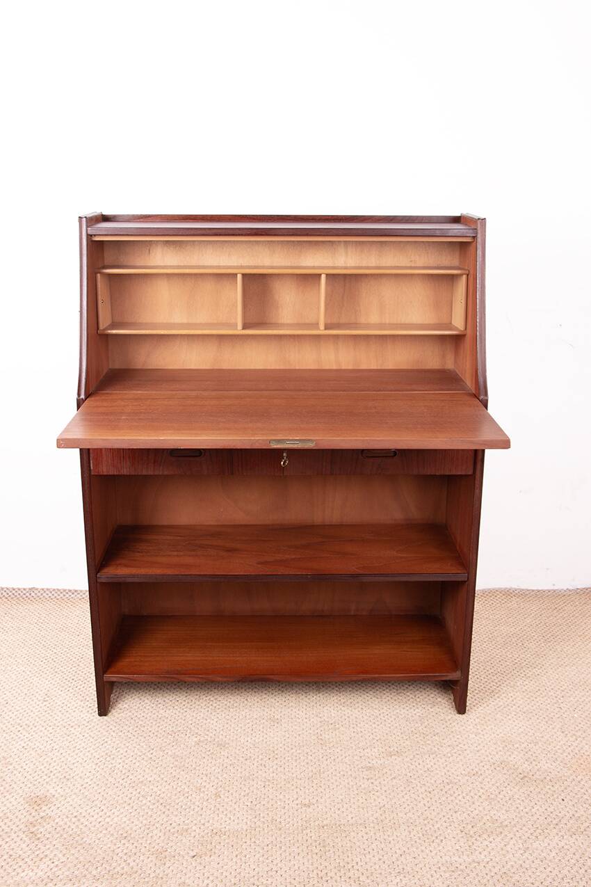 Secretary, Scandinavian desk in teak from 1960.