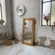 80s pine mirror