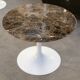 Eero Saarinen & Knoll, "tulip" side table in "EMPERADOR" marble, 20th century