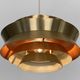 Pendant light "Trava" by Carl Thore for Granhaga Metallindustri. Sweden 1960s.