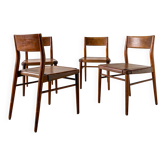 Chaises de salle à manger Georg Leowald - lot de 4