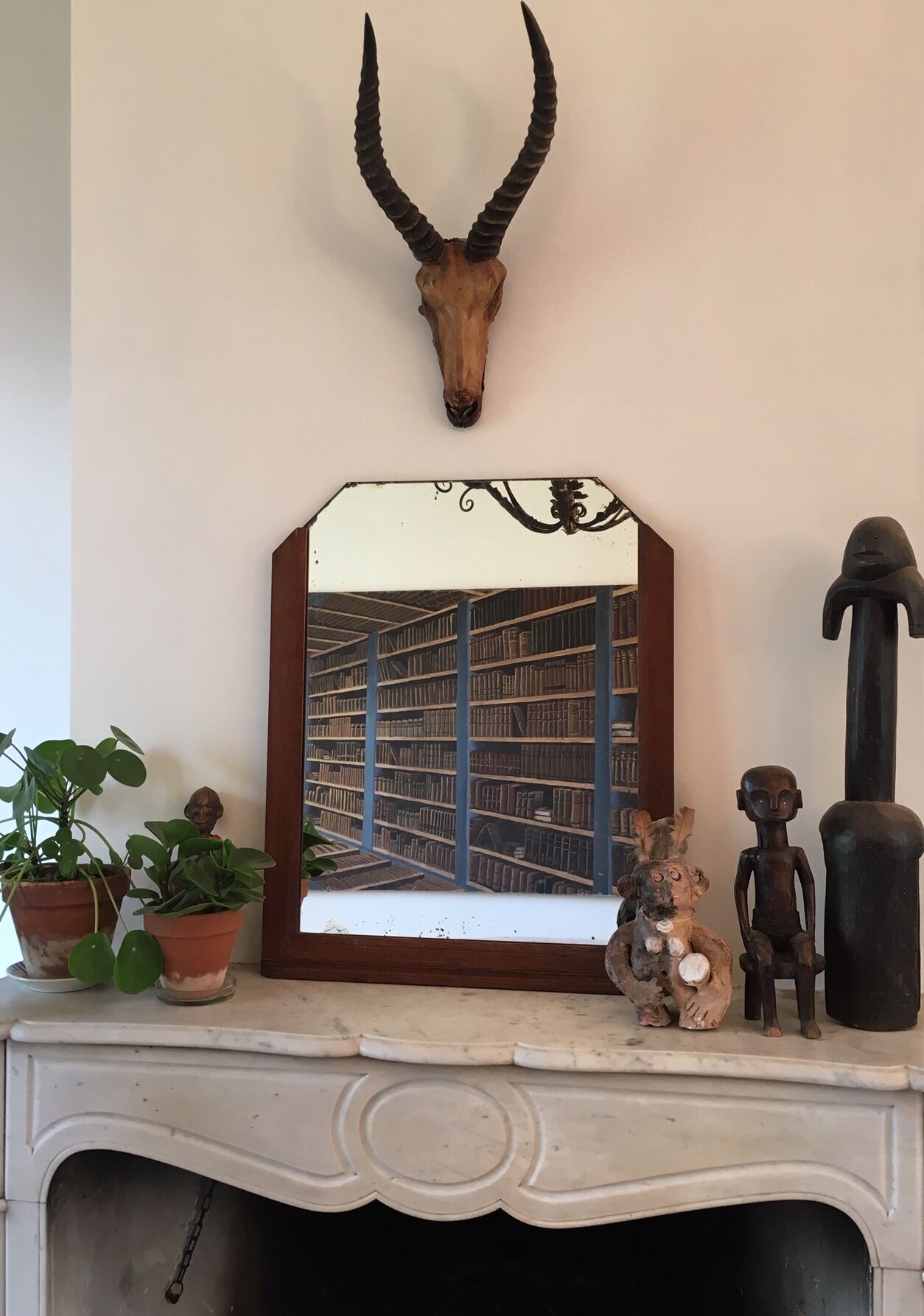 Bevelled mirror 30s - 71 x 58