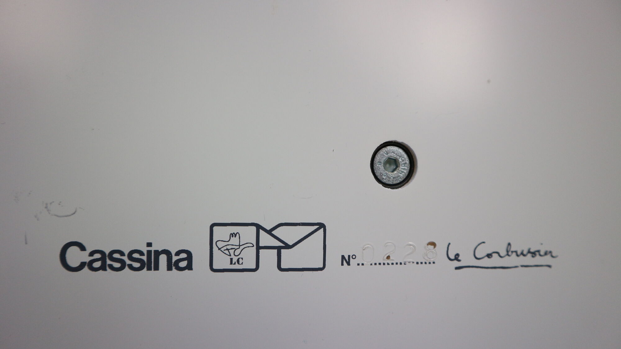 Set of 2 coat racks LC17 by Le Corbusier for Cassina, 2010, Italy