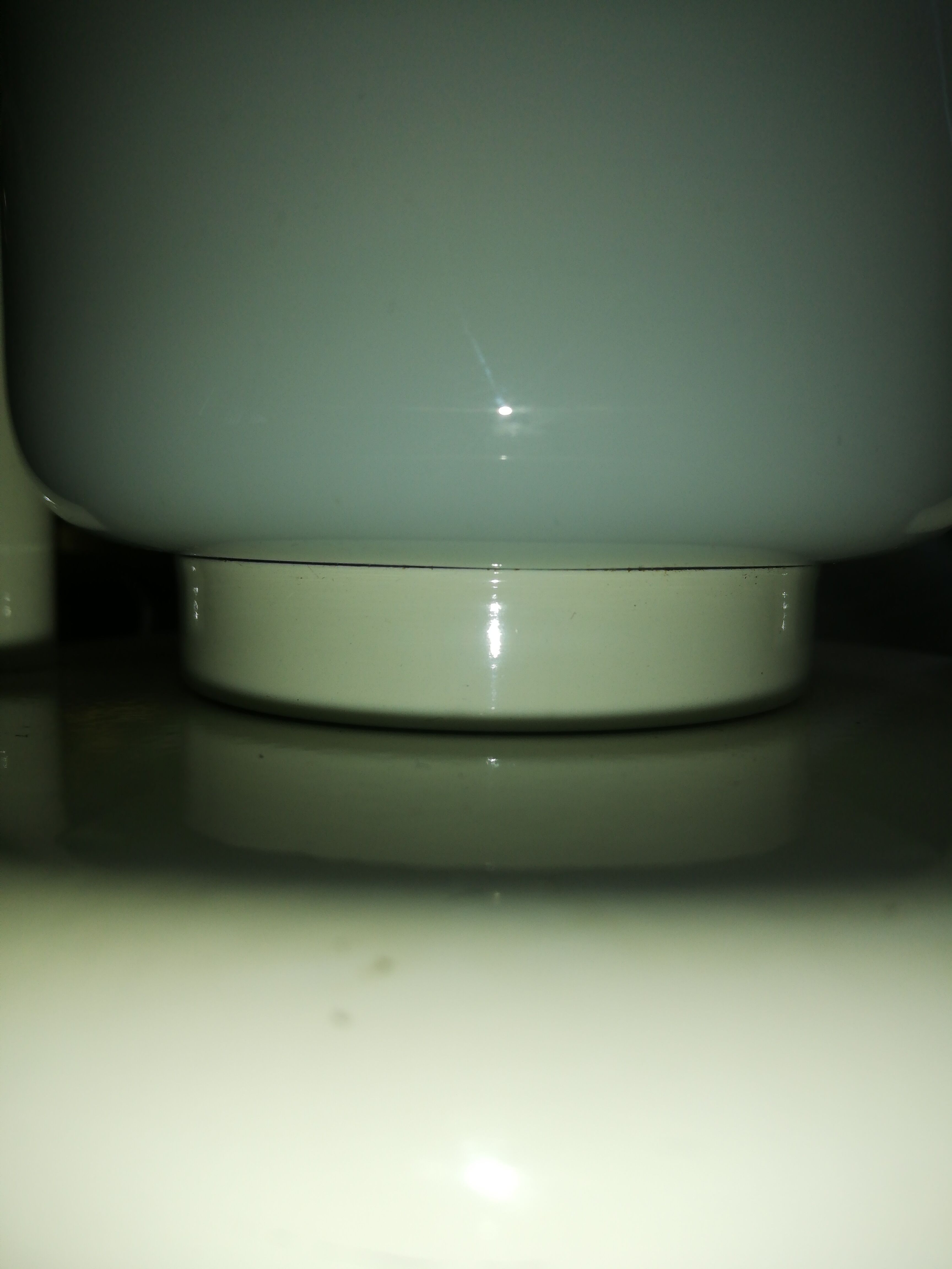 Vintage opaline lamp