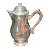 Silver metal teapot