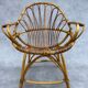 Fauteuil en rotin des années 60 France