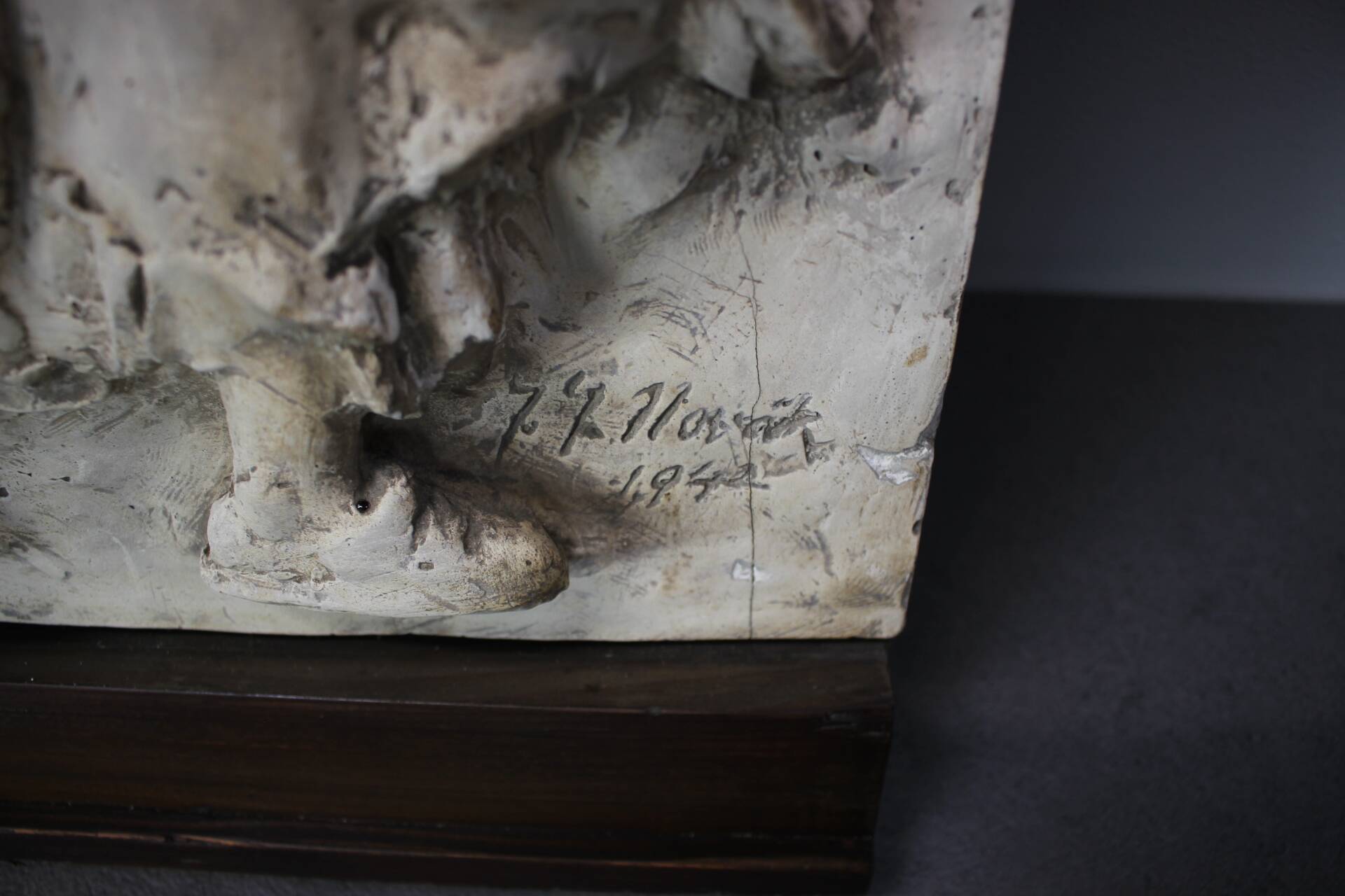 Mid-Century Big 3D Picture by F.F. Novák, 1941, Czechoslovakia