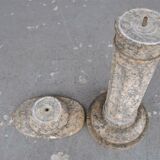 Fluted marble time column XIX