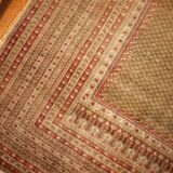 Handmade antique Turkish Ghurdes prayer rug 4.10' x 7.3' (152cm x 222cm) 1870s - 1B427